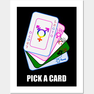 Pick A Card  - Baiting Cards Posters and Art
